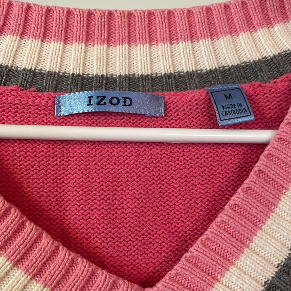 💕 5/25 closet clean out 💕 Izod pink sweater - Picture 3 of 4